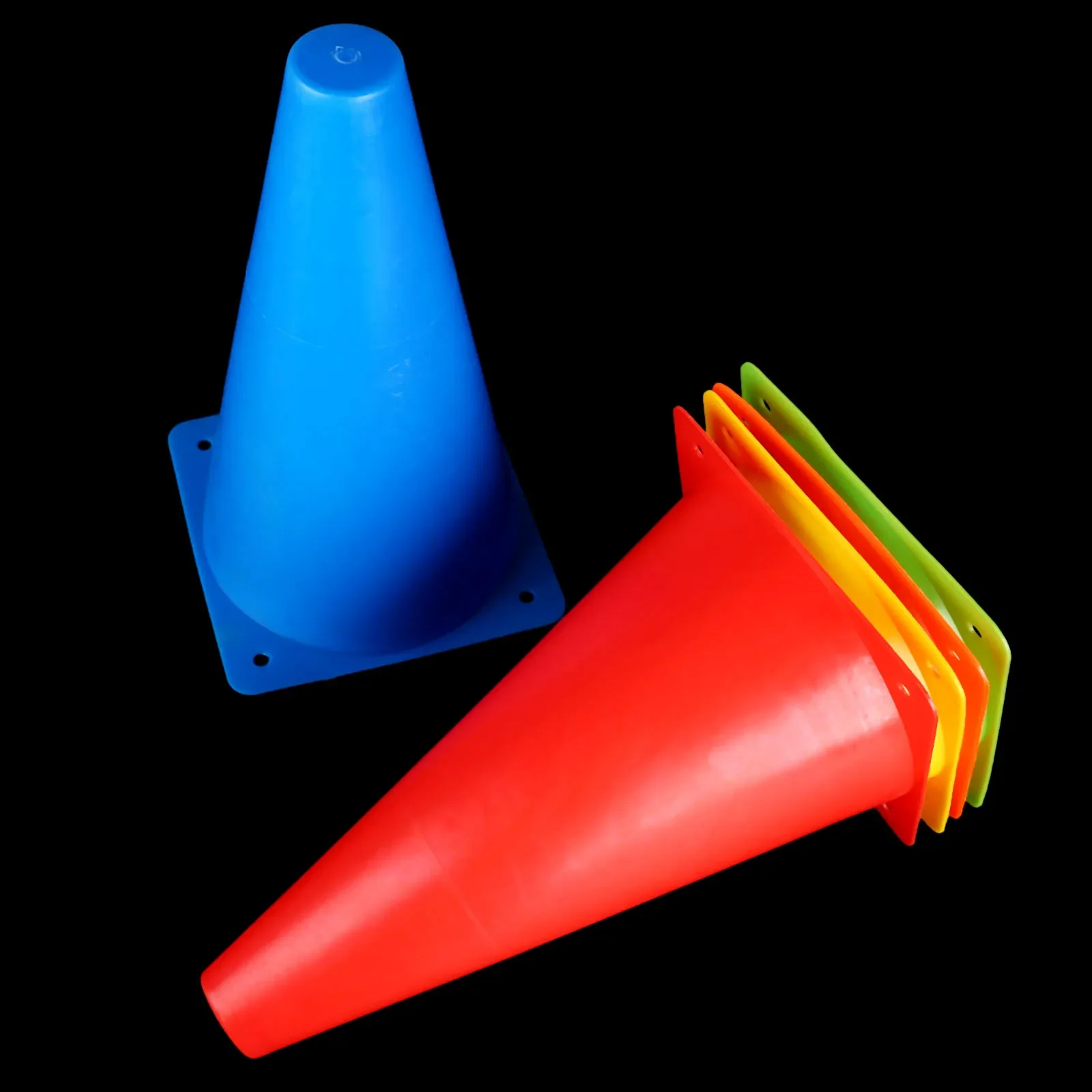 1 pz 23cm sport agilità cono marcatore coni traffico stradale indicatore di velocità sicurezza calcio calcio allenamento marcatore