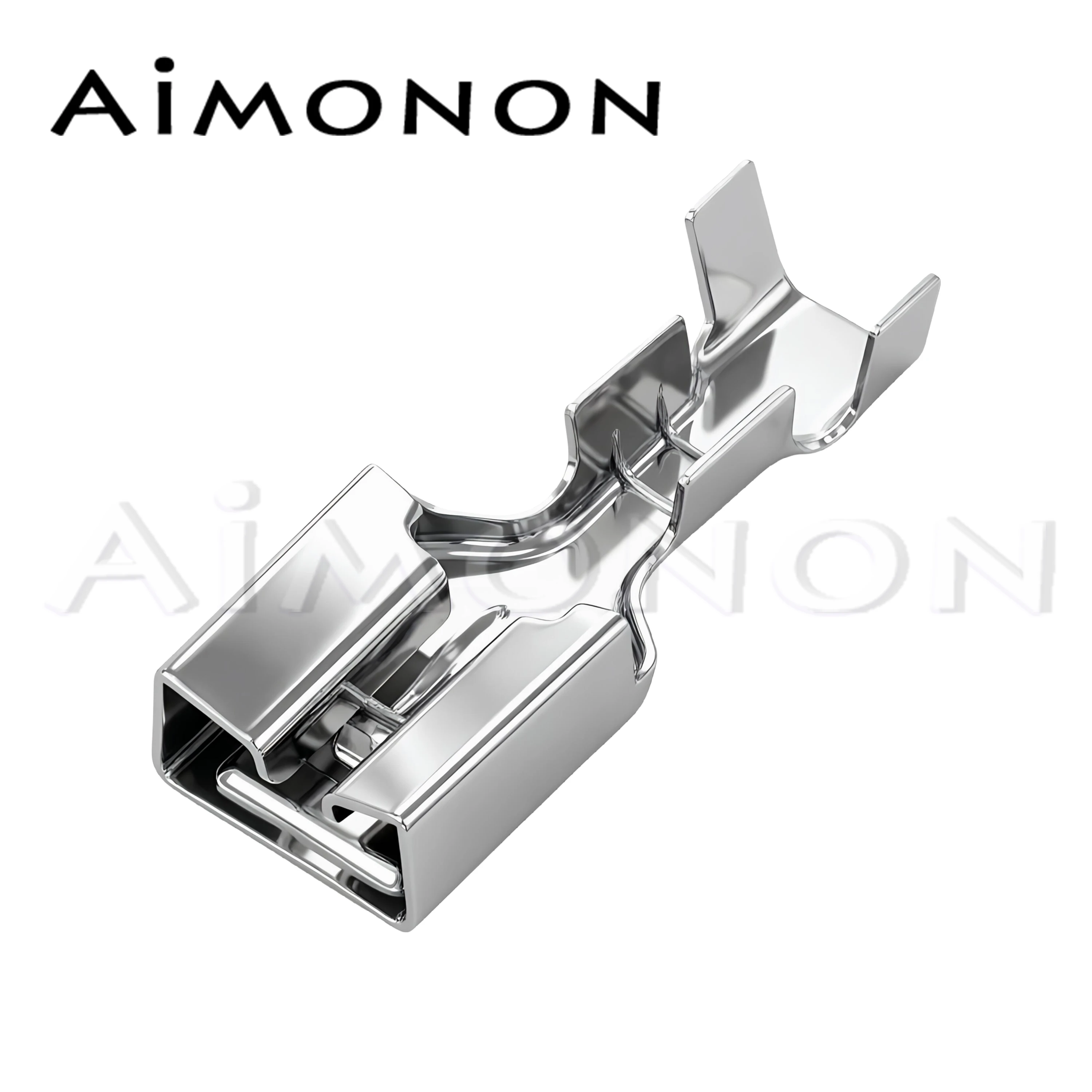 

5 Pcs Brass Tinned Crimping Automotive Wire Terminal Female Block 6.3 mm Auto Cable Connector Mental Pins 7116-2873