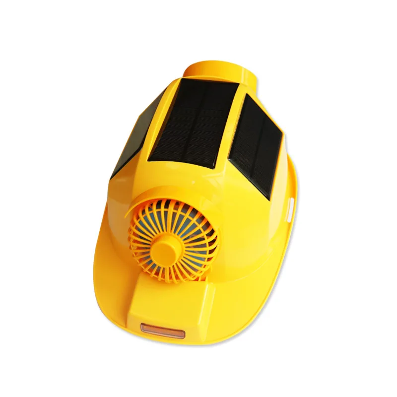 Fan Helmet Solar Rechargeable Air Conditioner Cap Construction Site Cooling Cap Multifunctional Helmet