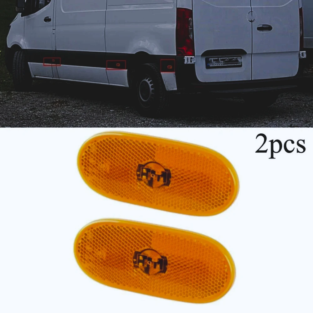 Luz  señal  giro ámbar para coche, luz  posición lateral para Merces Benz Sprinter W907 W910 2018-ON, luces  coche A 9109067700