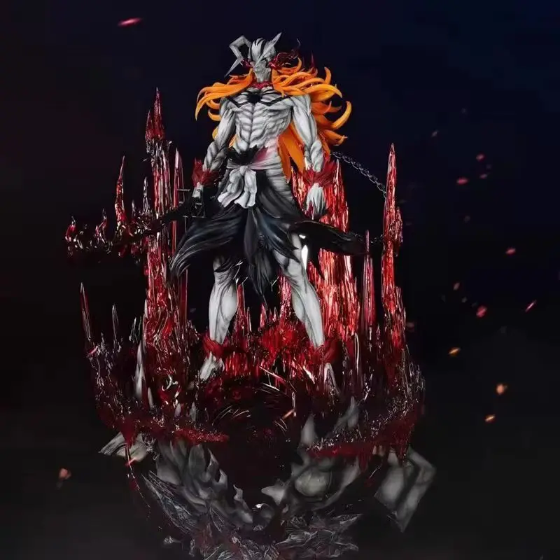 Figura de acción de Anime caliente 33cm Kurosaki Ichigo Ulquiorra Cifer Bleach Series 1:1 juguete de modelo de escritorio coleccionable para niños regalo de Navidad