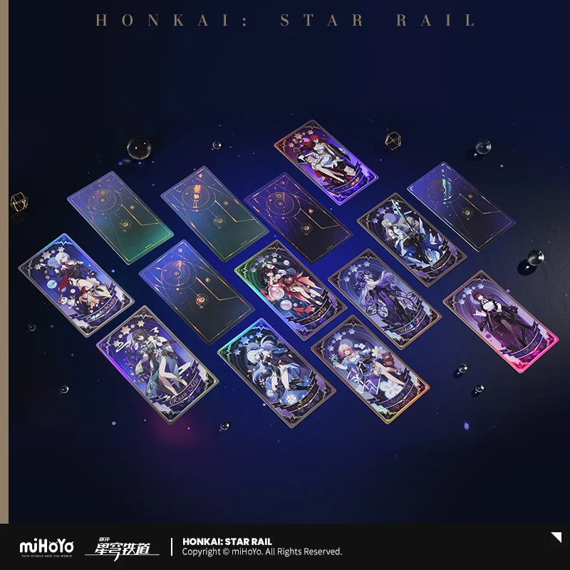 Presale Game Honkai: Star Rail Official Merch Fables of Stars Laser Ticket Topaz Argenti Ruan Mei Dr. Ratio Black Swan Sparkle