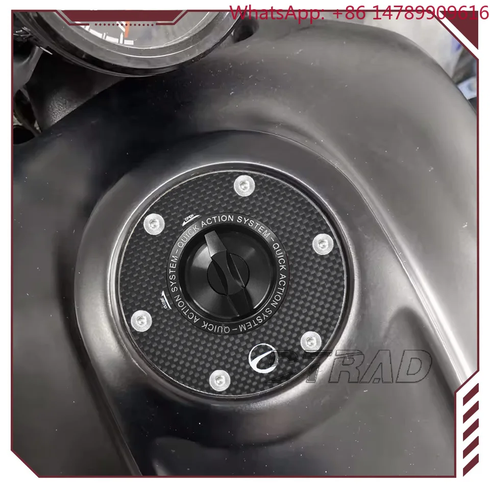 

DTRAD Indian Scout/Bobber/Sixty 2016-2024 Motorcycle Quick Release Fuel Tank Cap Screws Carbon Fiber Keyless Gas Oil Plug Airbox