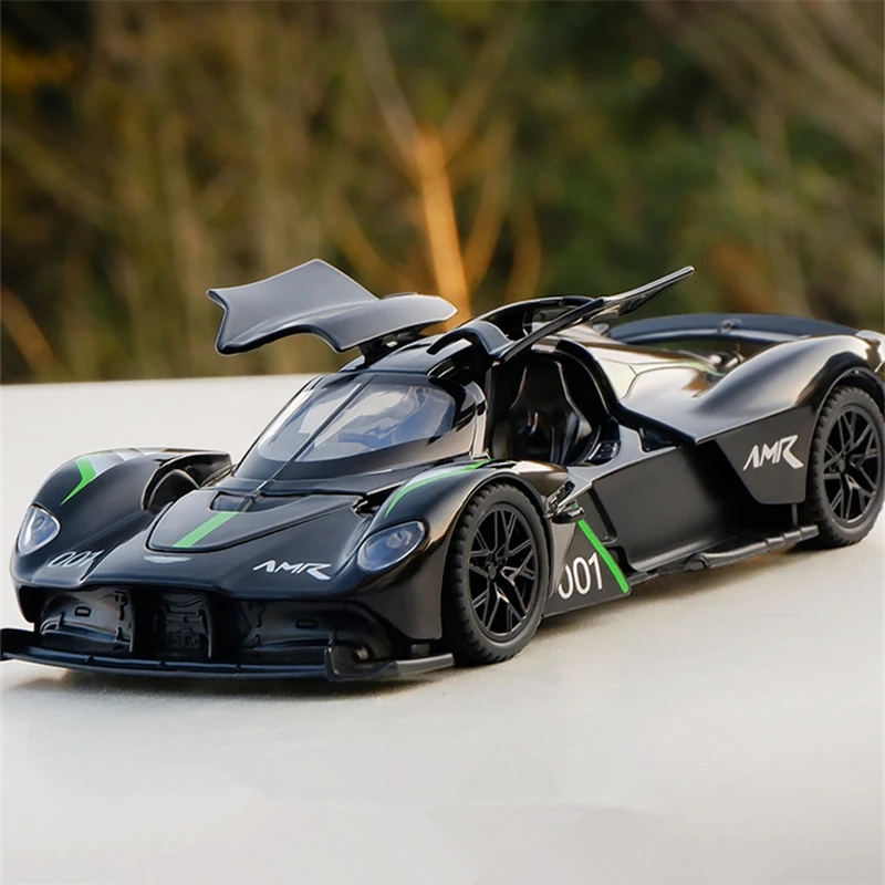 1/32 Valkyrie Alloy Sports Car Model Diecast Metal Racing Car Vehicles Model Sound and Light Simulation Collection Kids Toy Gift