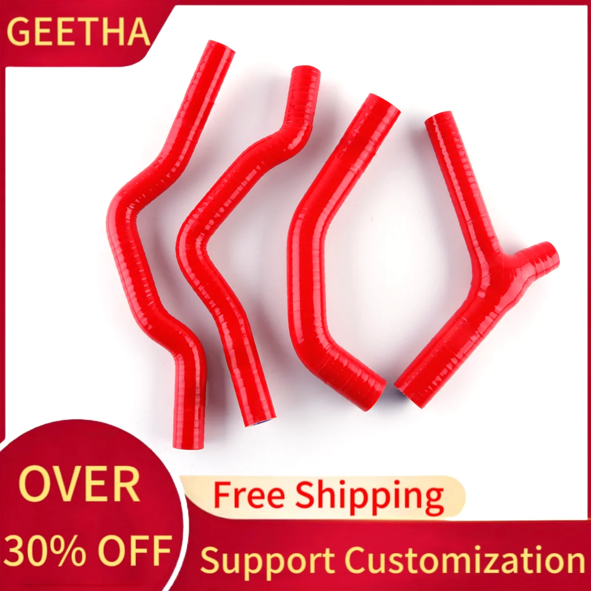 For Honda CR500R CR 500 R 1985-1988 1986 1987 Silicone Radiator Coolant Hose Kit