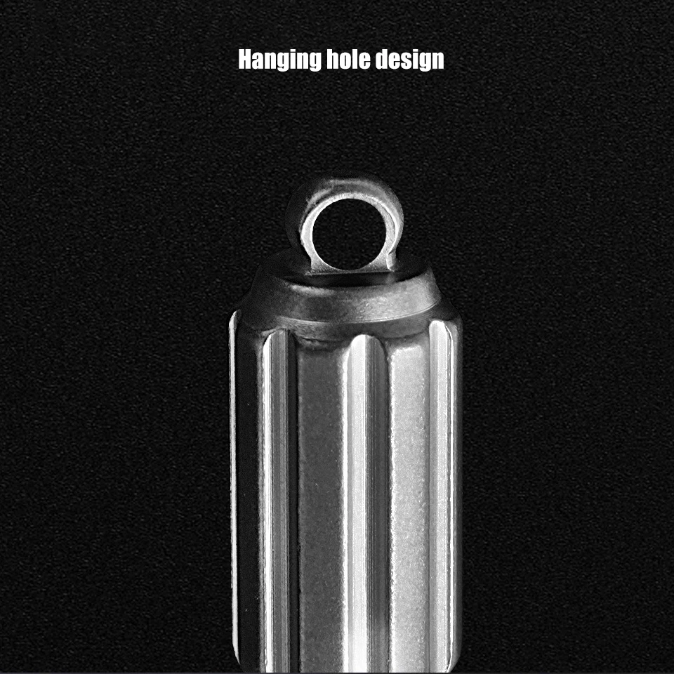 Imagem -05 - Chave de Fenda Liga Titânio Alta Dureza s2 Steel Bit Edc Equitação Equipamentos Tungstênio Cabeça Janela Quebrada Gadget Novo