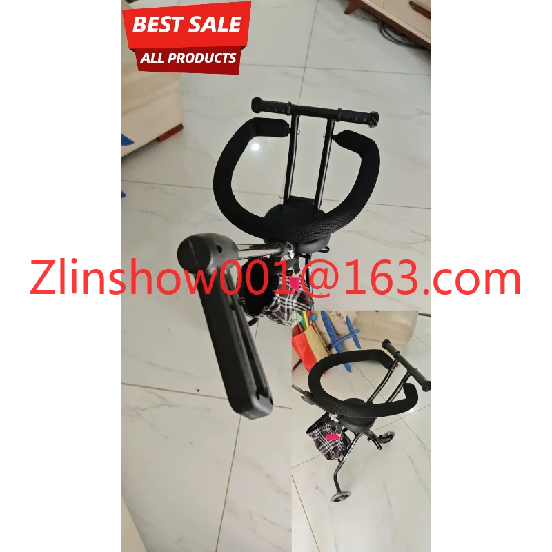 Children's baby walking artifact 3/5 wheel trolley, lightweight one-click folding outer car travel, take the baby out 1-5 years