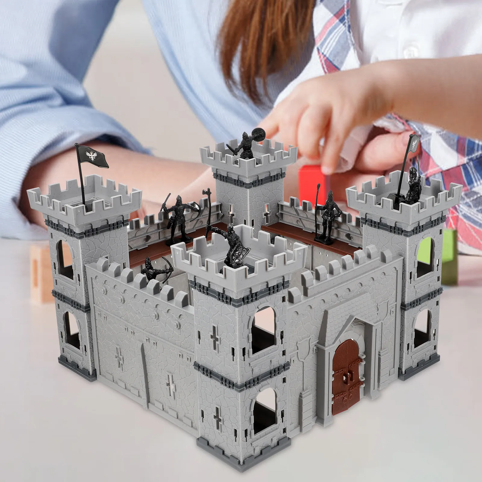 

1Set Realistic Siege Military Equipment Military Decor Photography Prop Kids Boys Pretend Play