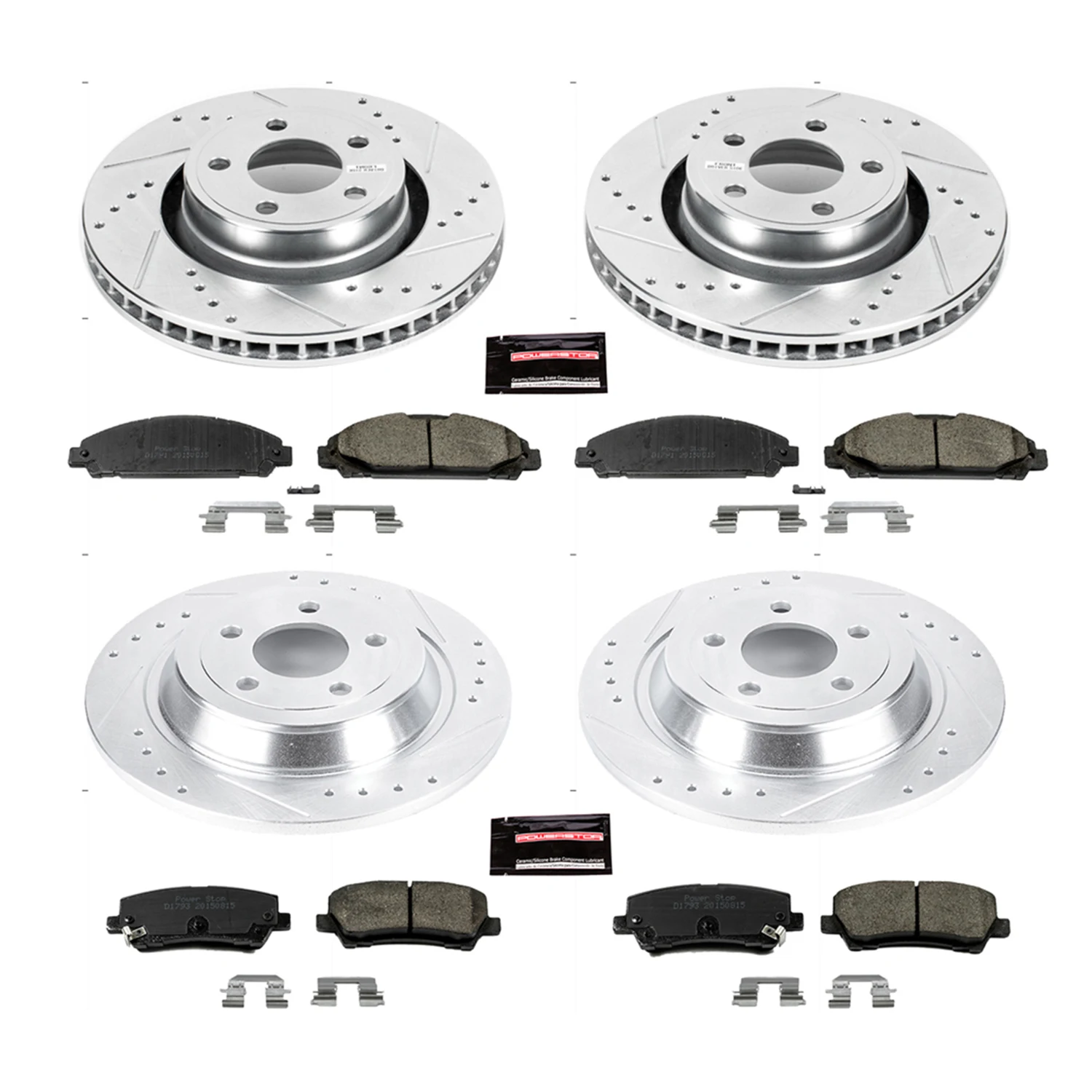 K6808 Brake kit brake pad for Ford brake rotor for Ford mustang disc and pad