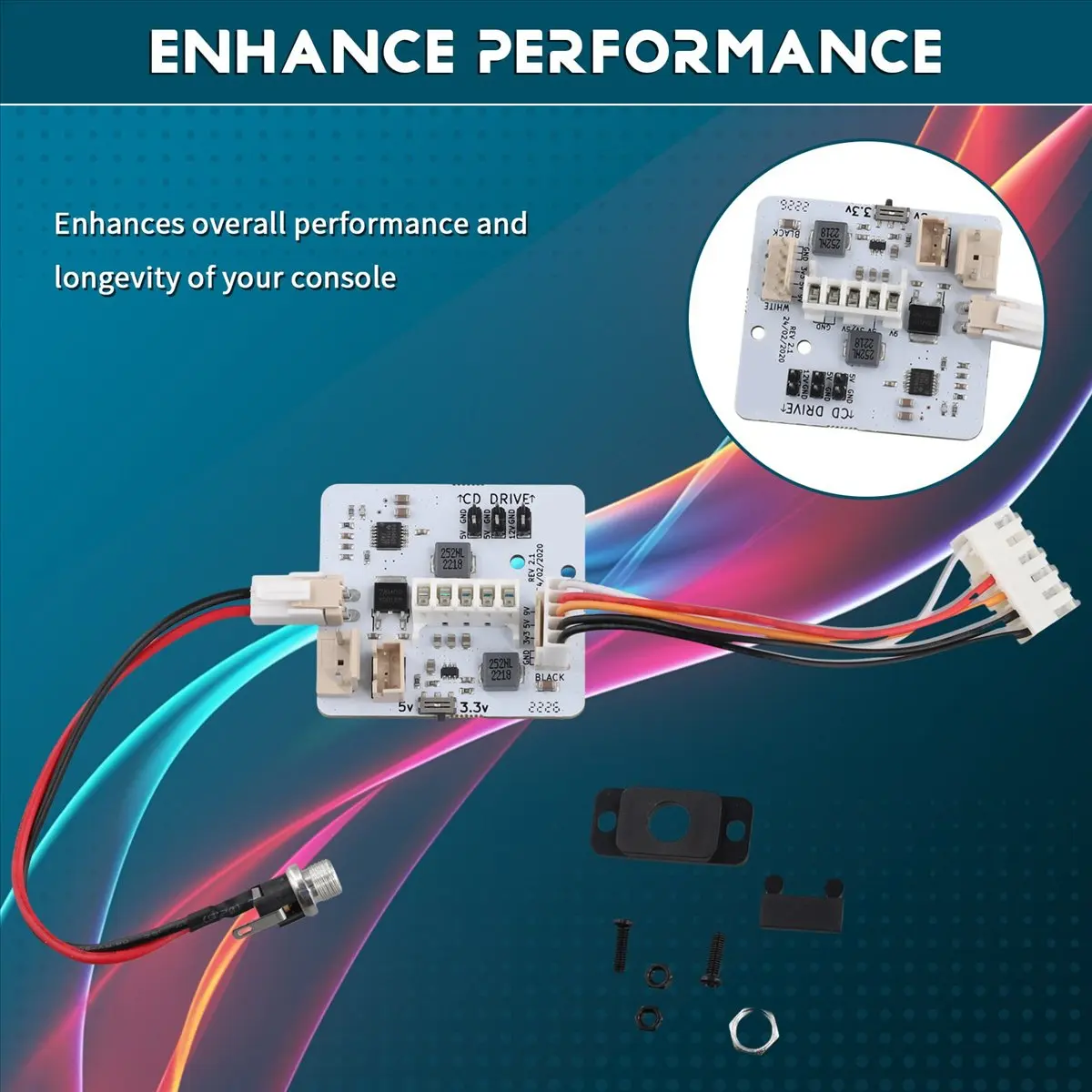 

BaoBao- 3X V2.1 SaturnPSU Power Supply 12V for SEGA All Saturn Consoles Retro Video Game Console for SEGA SaturnPSU A