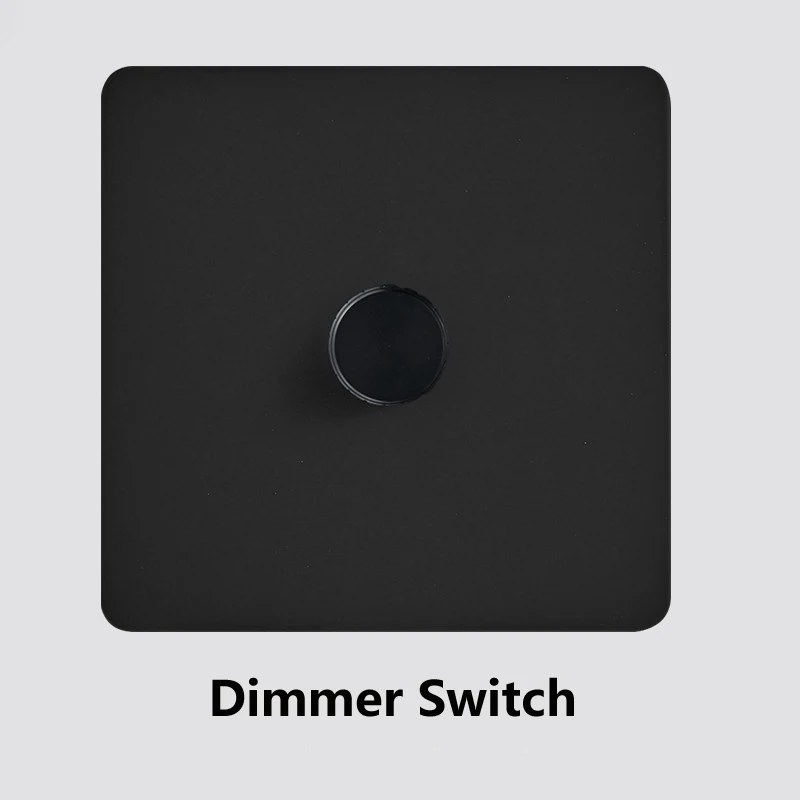 LED Dimmer Switch Electrical Light Brightness Regulator Antique Brass EU Standard with Claws