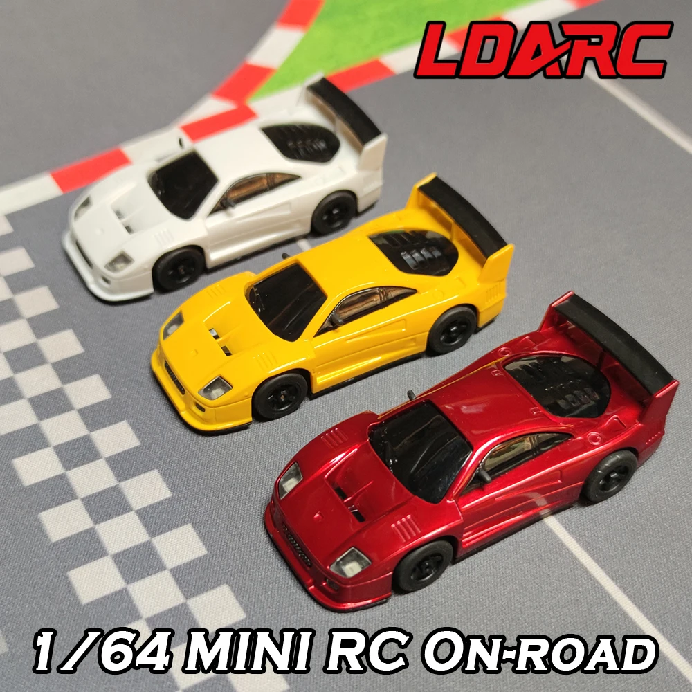 

LDARC S100 1/64 MINI On-Road Racing RC Electric Remote Control Model Car Tabletop Crawler Vehicle RTR Adults Children's Toys