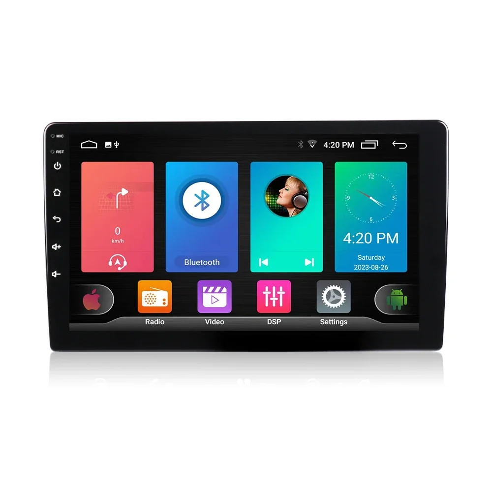 

7/9/10-дюймовый автомобильный радиоприемник Android 2 din carplay o стереосистема с резервными автомобильными экранами Android-плеер