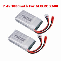 7.4V 1000mah 703048 Lipo Battery For MJXRC X600 Remote Control RC Drone Spare Parts 1000 mah 7.4 V 2S Rechargeable Battery