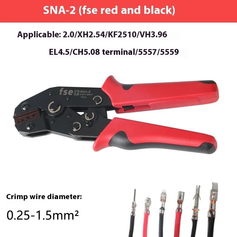 

Crimping Pliers, Terminal Pliers SN-2 - Special Crimping Pliers for Connectors, Terminals: 2.54/PH2.0/3.96/KF2510/5557