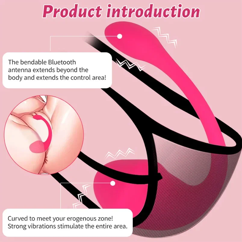 Vibrador Vaginal Sexual Toys Para mujer Vibromasseur Wireless vibro Remote Control Silent Vibrador Bluetooth G-Spot  Couples Wom