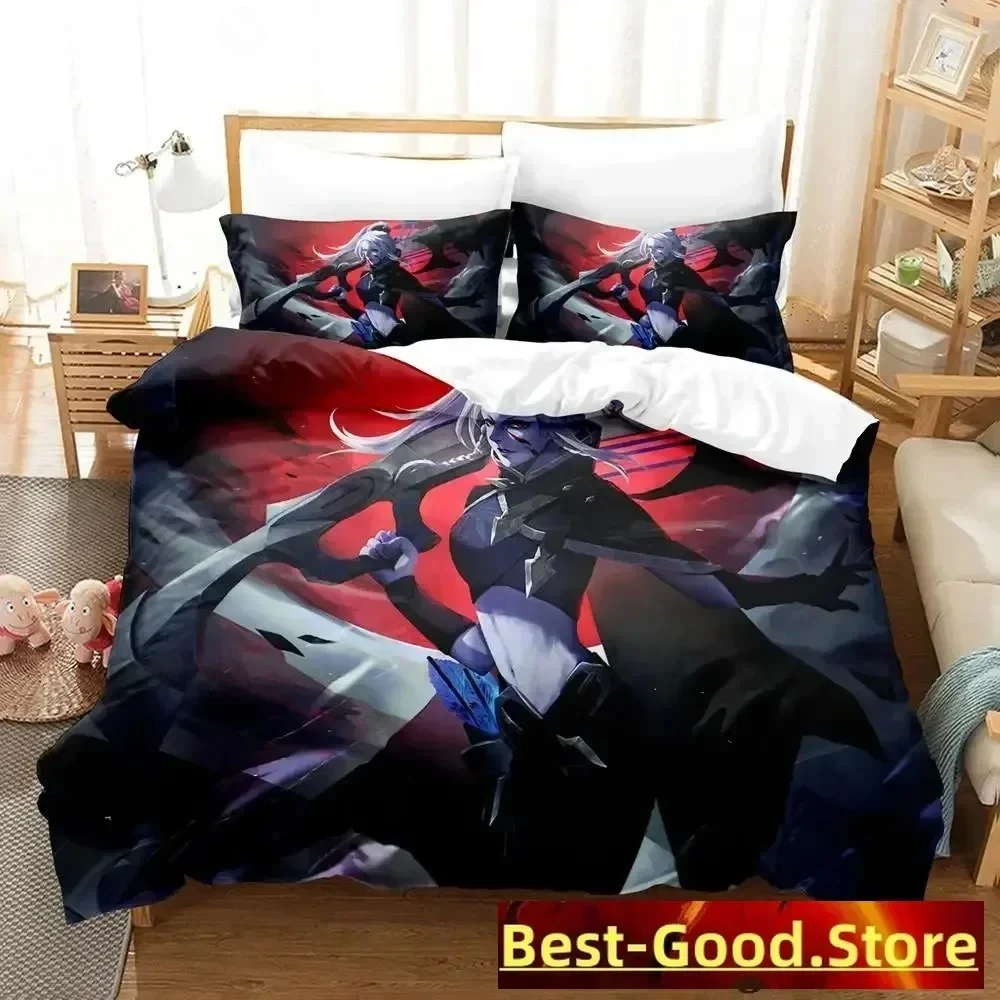 2023 Game Dota 2 Bedding Set Printed Bed Set With Pillowcase Bed Duvet Cover Soft Single Double Queen Super King Size Bedroom