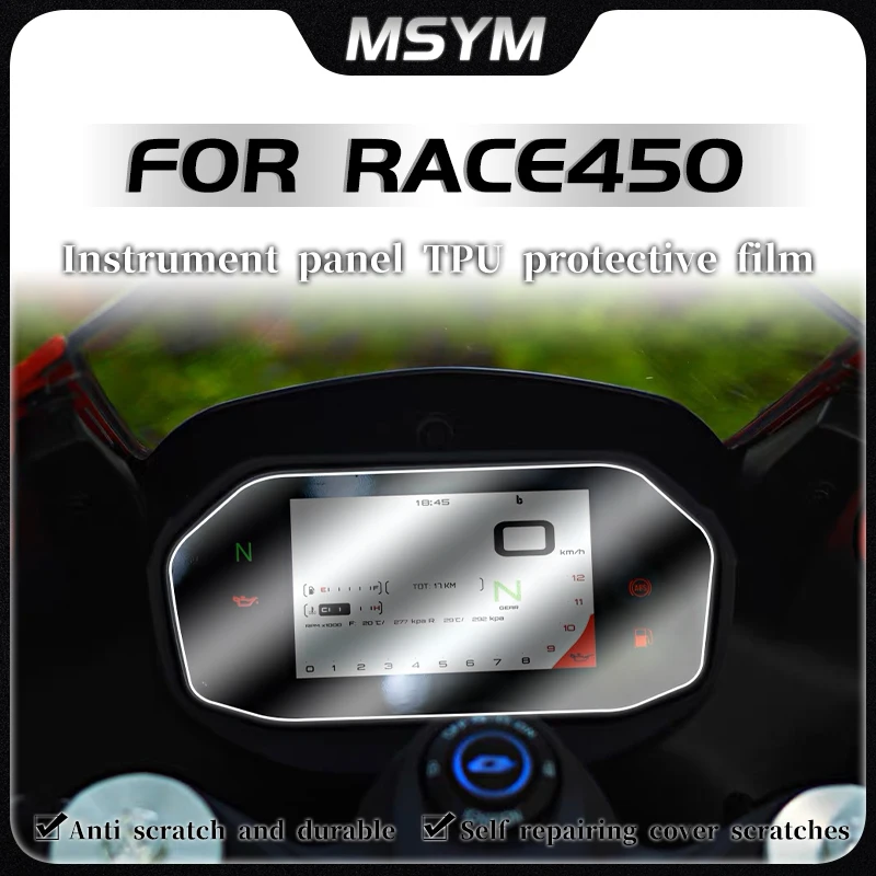 

For QJMOTOR RACE450 RACE 450 Race450 Race 450 motorcycle Cluster Scratch Protection Film Dashboard Screen Protector