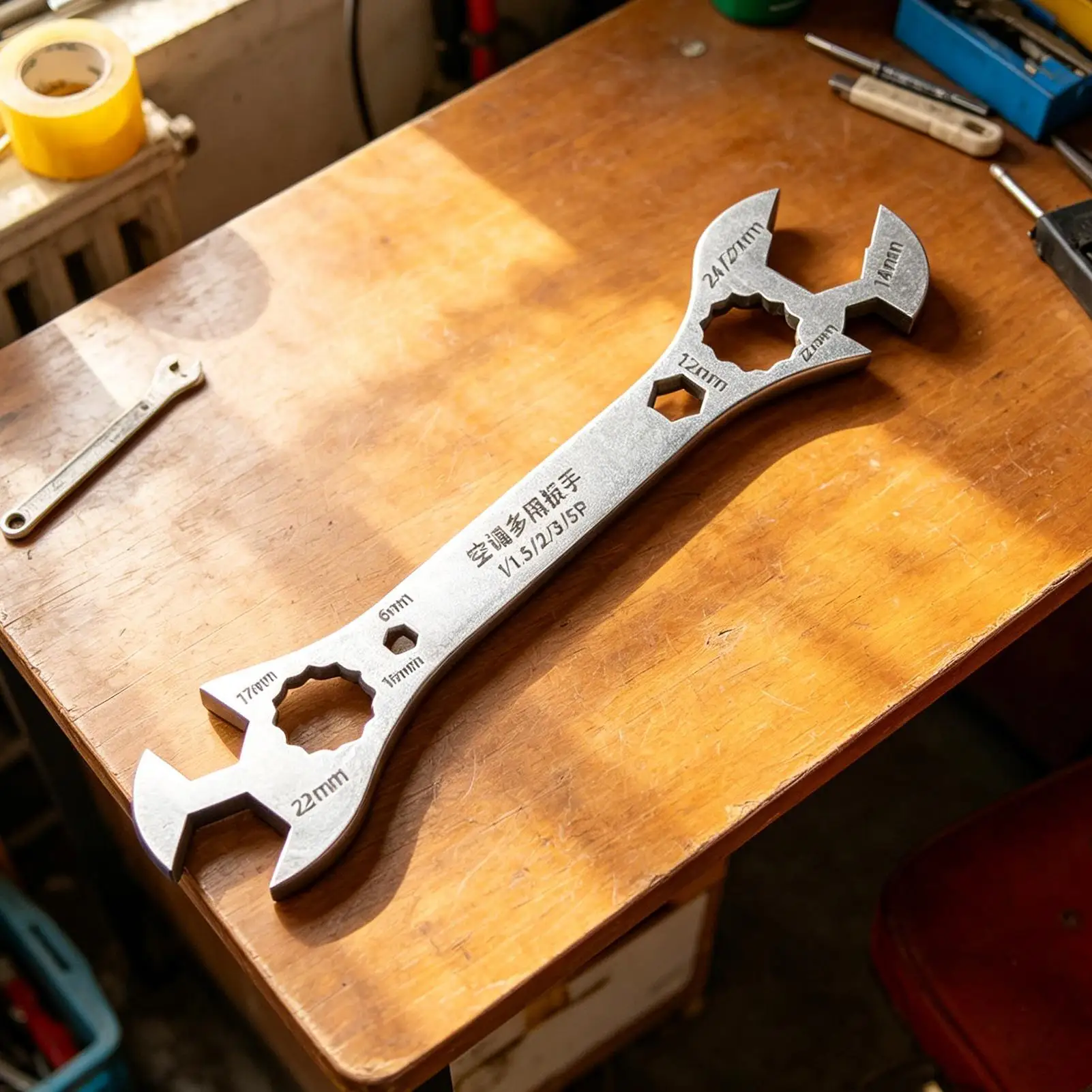 HVAC Service Wrench Anti Slip Ergonomic AC Spanner Air Conditioner Ratchet Wrench For Air Conditioning Maintenance Accessory