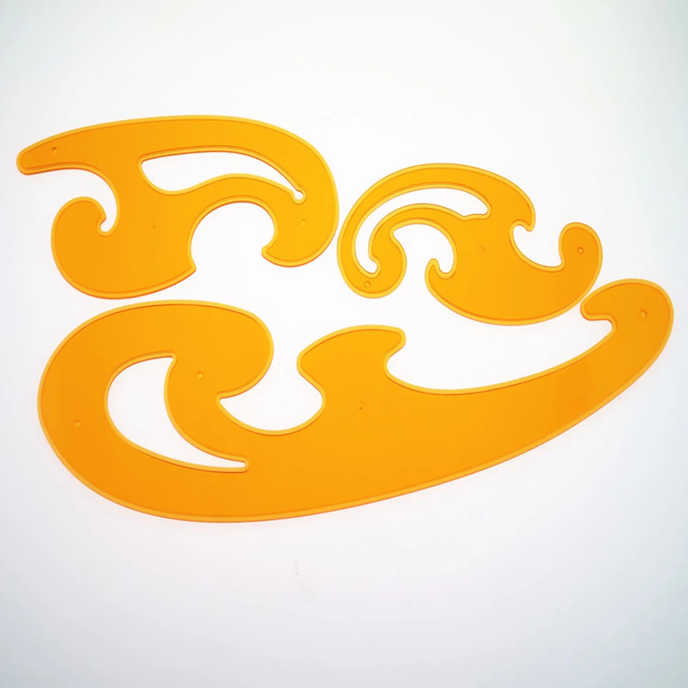 1set Curve French Ruler Template Sewing Drawing Drafting Hip Set Templates Pattern Curves Scale Tailor Dressmaking Armhole Tool