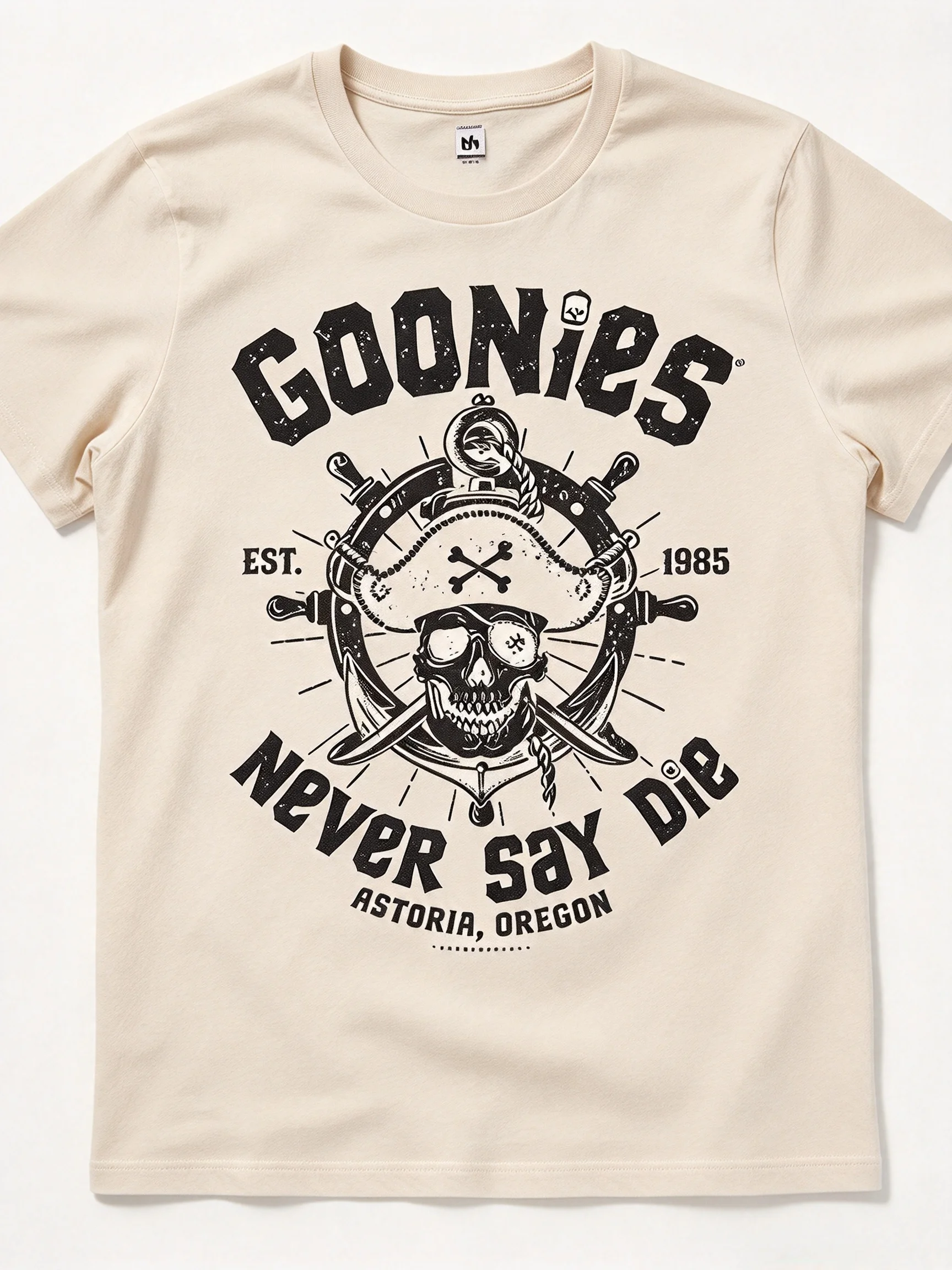2026Vintage Pirate Skull Graphic Tee,Kids Adults Crewneck Short Sleeve T-Shirt, Unisex Loose Casual Daily Wear Top For Men Women
