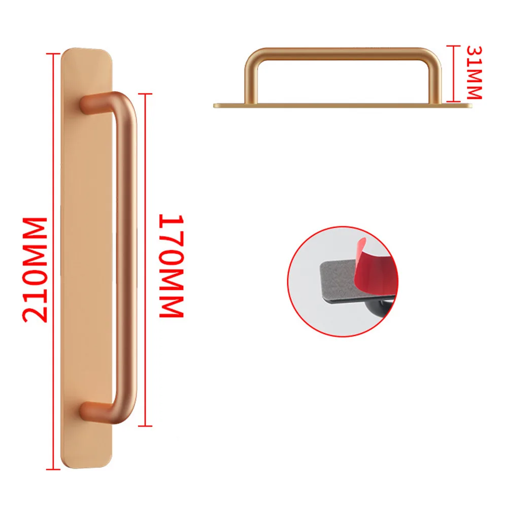 

Barn Drawer School Garage Office Applicable For Home Handle Pull Handle 1 X Handle Aluminium Alloy Gold Silver