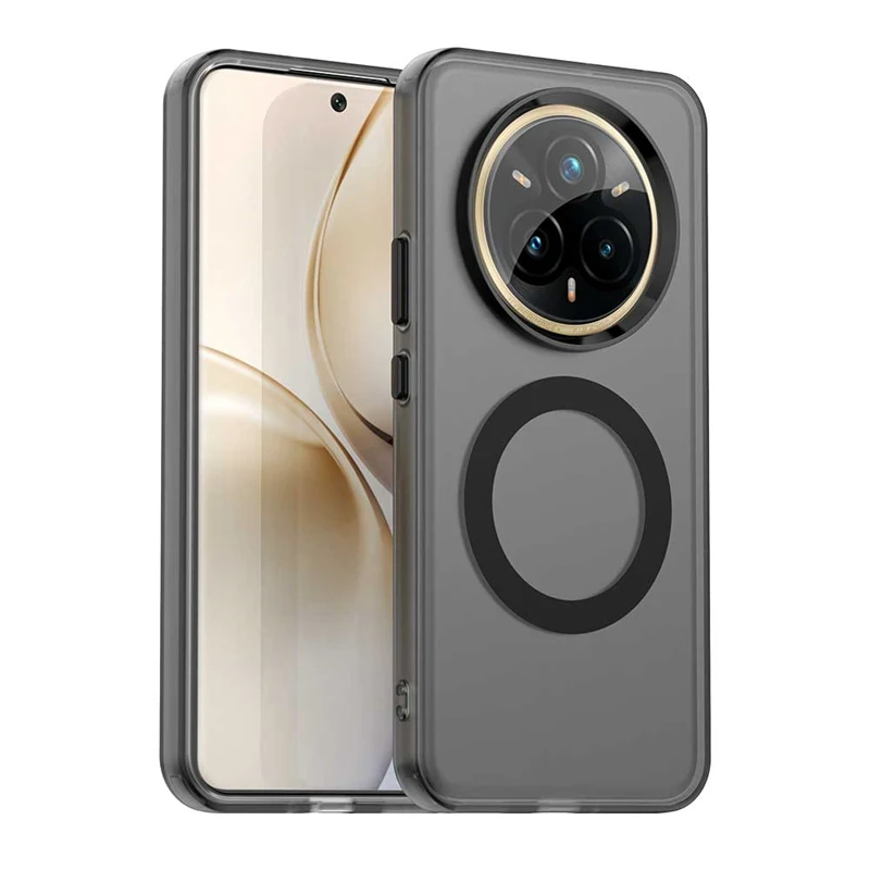 Магнитный матовый чехол для телефона Realme 14 Pro с беспроводной зарядкой Magsafe для Realme 14 Pro Plus чехол Funda Задняя крышка