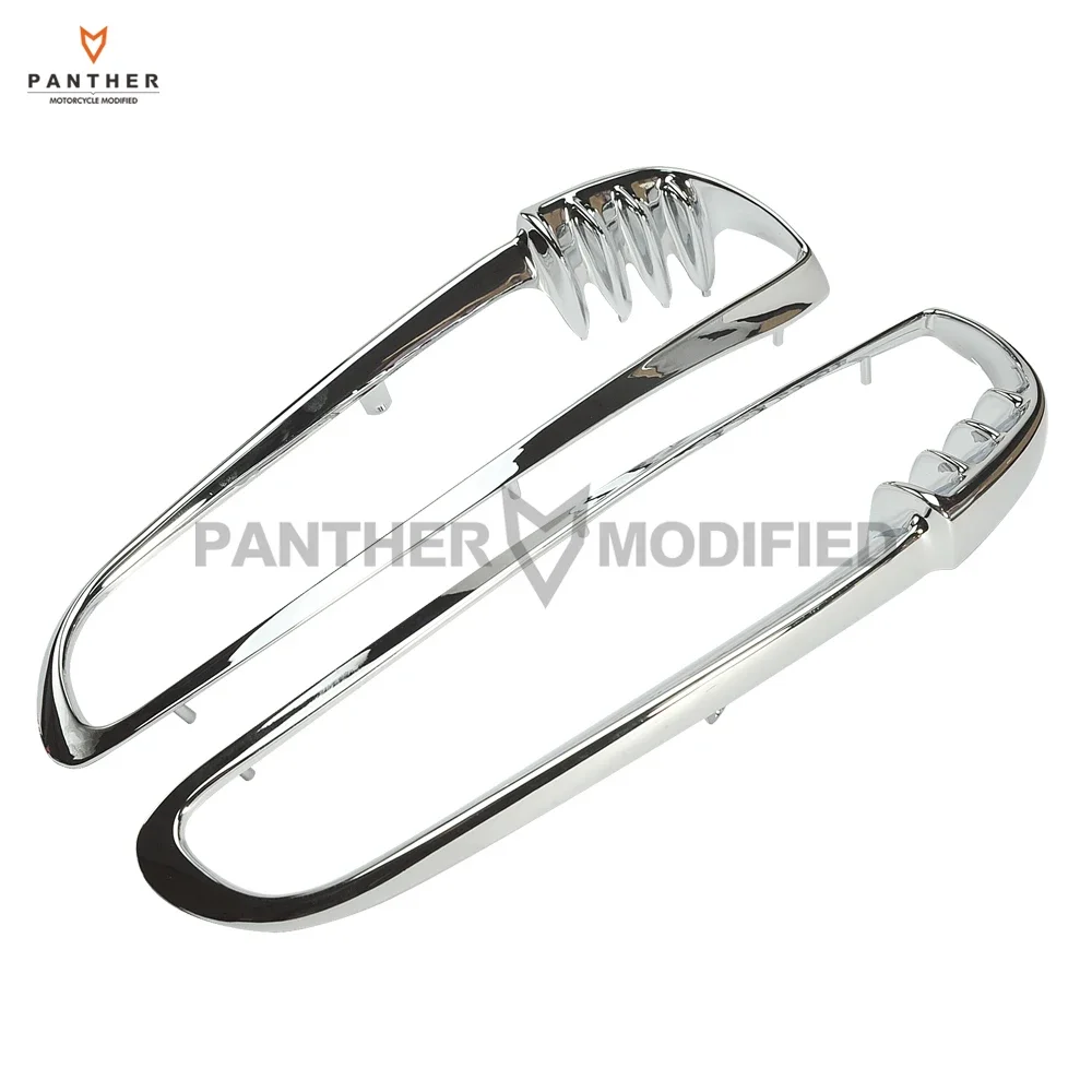 Chrome Motorcycle Radiator Trim Bezels Moto heat sink Frame Decoration case for Harley V-Rod VRSC VRSCDX 2001-2010