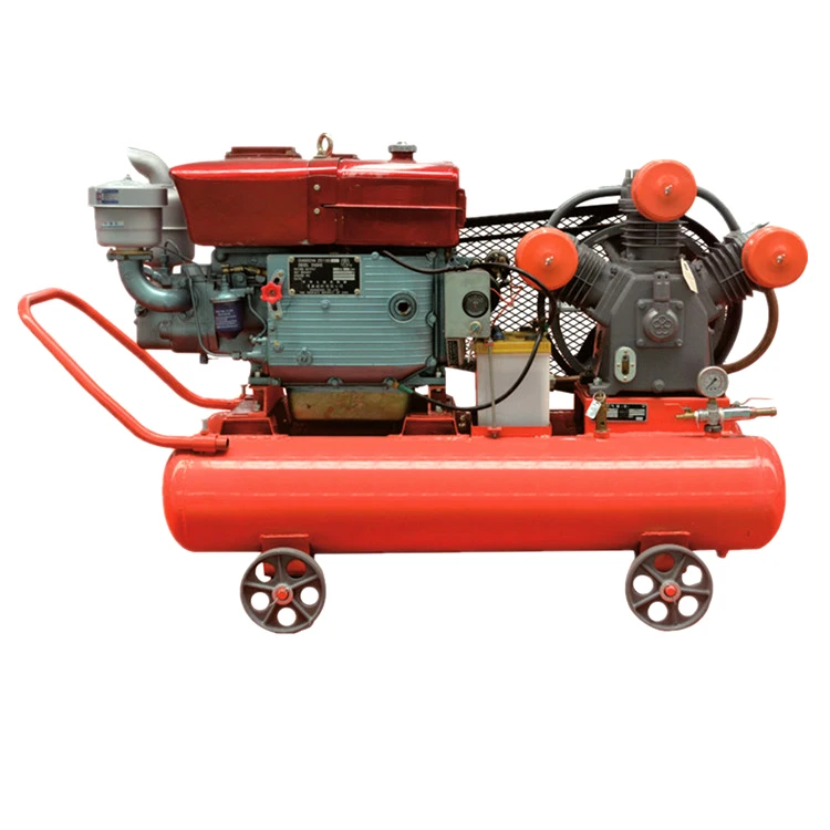 Portable Diese l Air Compressor 220L 5bar 3.0m3 Mining Compressor for Drill Rig W-3.5/5