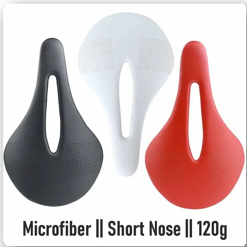 

Microfiber Leather Short Nose Comfort Seat Cushion for Road Bike, MTB Mountain Bike, New, 155, 2024