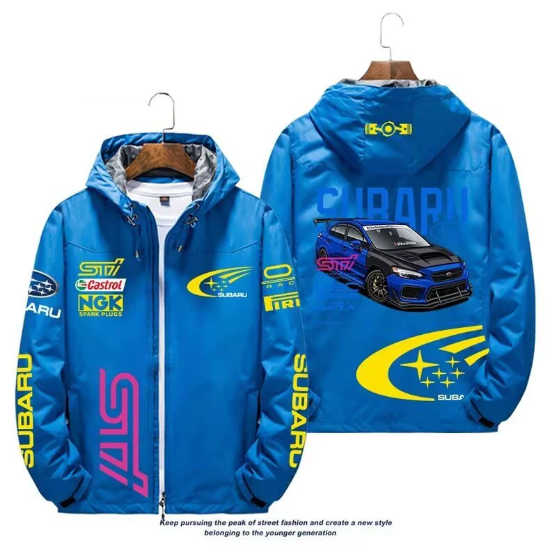 

For SUBARU STI Motorcycle Brand - New Men's Thick and Warm Jacket for Outdoor Activities, Suitable for Morning Joggin Sticker