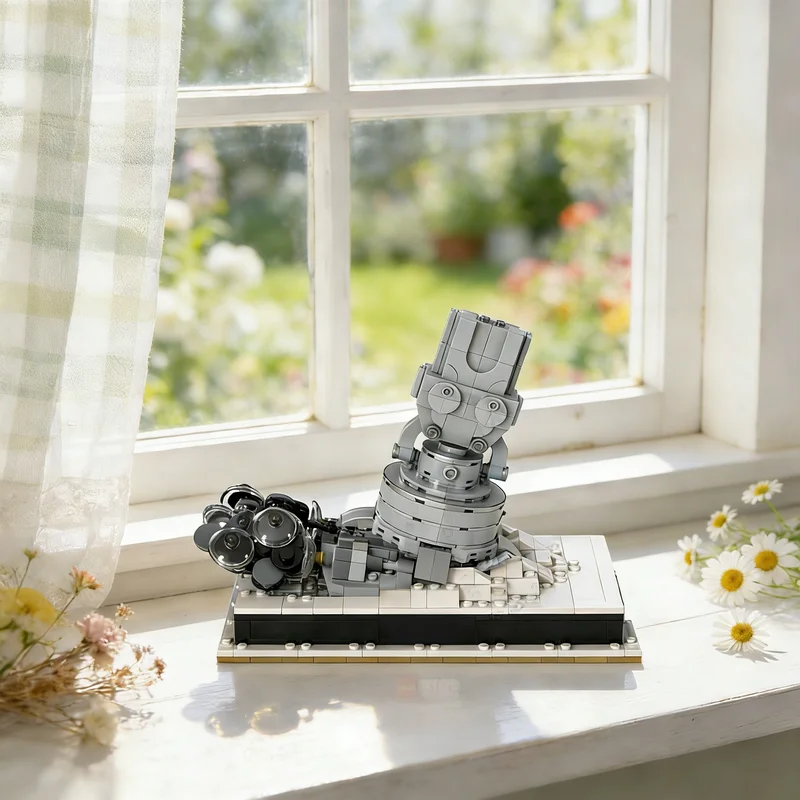 

715 деталей MOC Star Battle Micro Diorama: Модель Snowspeeder, конструктор, развивающая игрушка, рождественский подарок