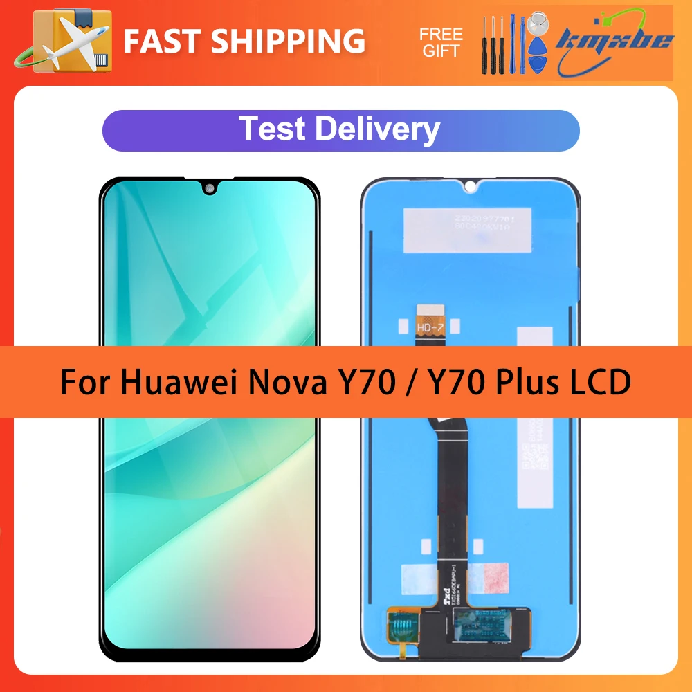 

6.75" LCD For Huawei Nova Y70 MGA-LX9 Display Touch Screen Panel Digitizer Assembly For Huawei Nova Y70 Plus MGA-LX9N Screen