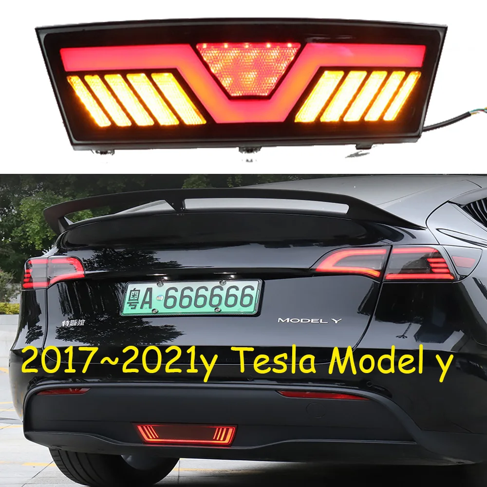 

Car styling for Tesla Model y taillight Model3 LED Tail Light Rear Running Lamp 2017~2021y for Tesla Model y Brake