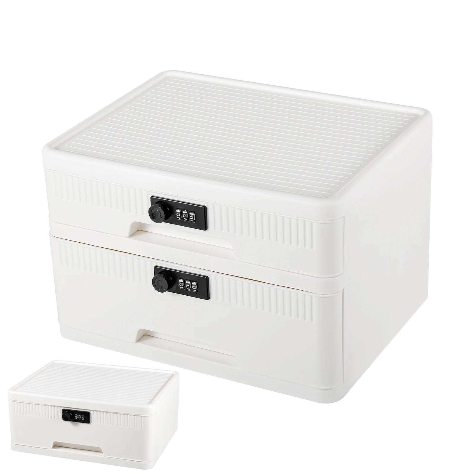 

Digital Password Lock Safe Box Drawer Type Medicine Locking Cabinet Passport Files Cash Jewelry Privacy Security Storage Case