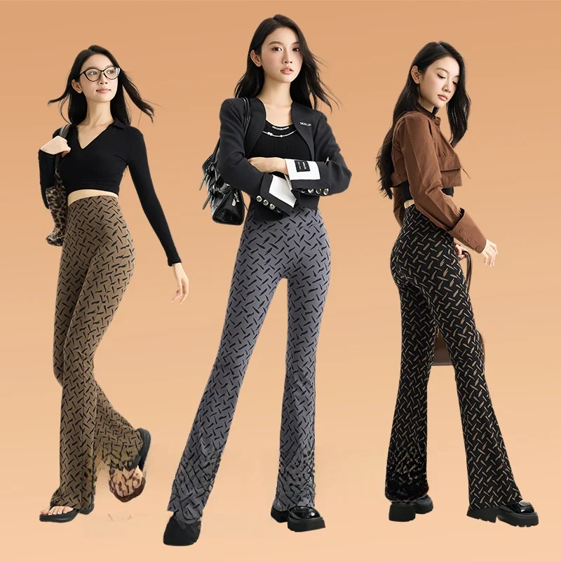 Calças de yoga fitn outerwear feminino verão impressão estrelado micro queimado calças pendurado sensação pilates arca calças