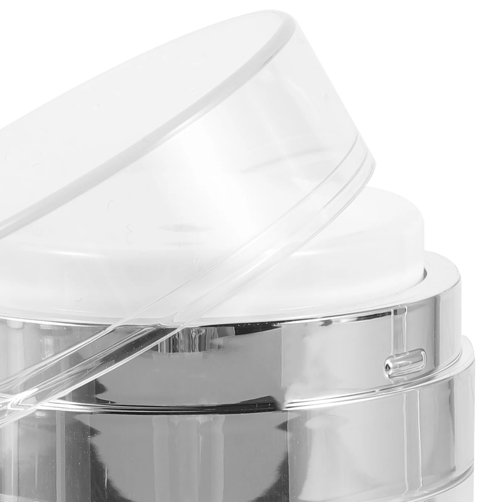 2pcs 50Ml Empty Jar Airless Pump Refillable Travel Lotion Bottle For Cream Moisturizer Foundation Serum Lightproof As