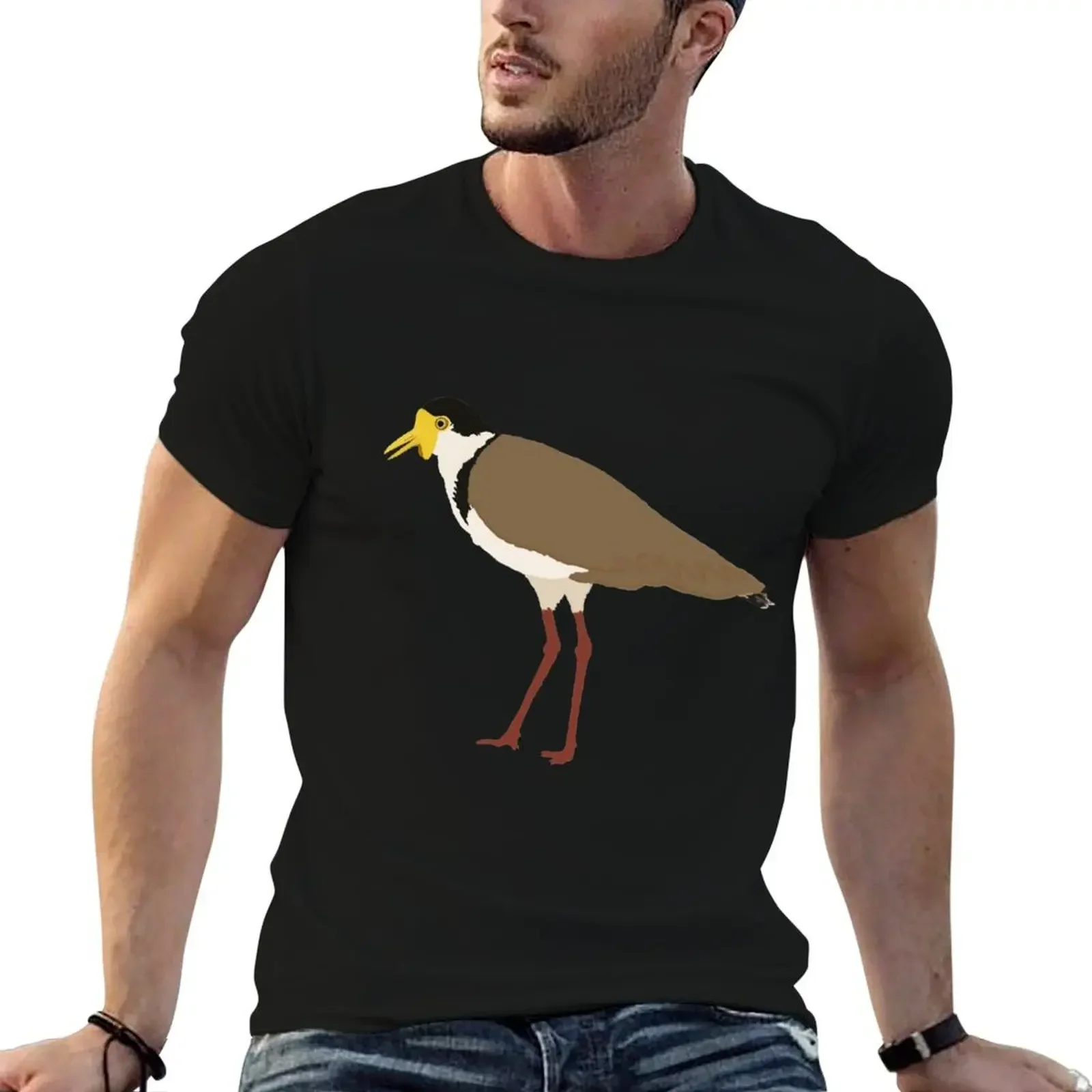 Masked Lapwing T-Shirt anime t shirts T-shirts oversize mens t shirts casual stylish