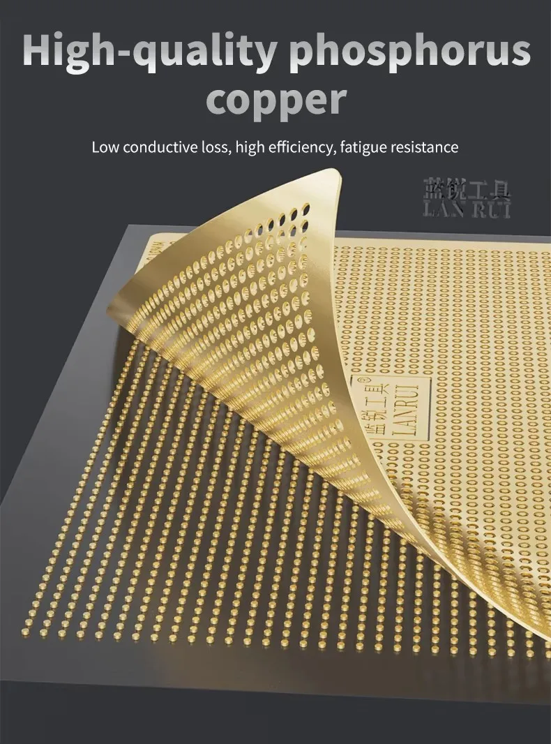 Lanrui C4 Explosion Proof Gasket 0.3mm Diameter Phosphor-copper Gasket Low Conductive Loss Middle Layer Tin Planting Repair