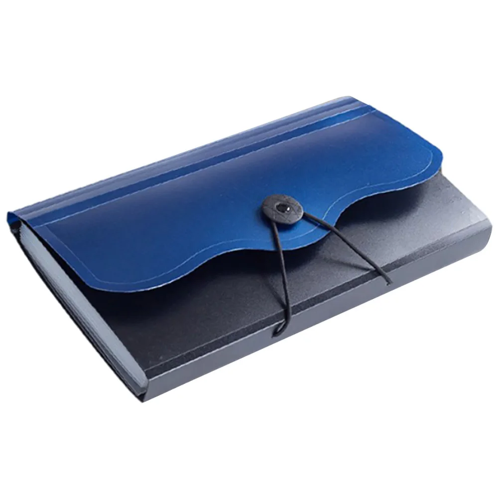 

Portable Accordion Folder Organizer Large Capacity File Bag For Receipts Cards Tickets Pp Plastic Multi Pocket Storage
