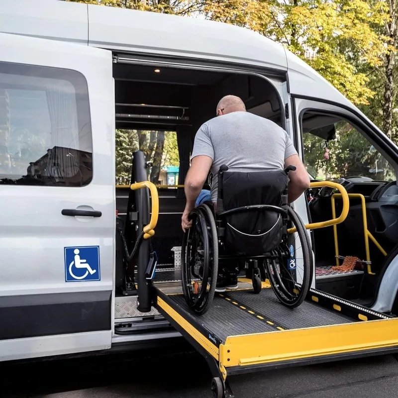 1PC Sticker Disability Sign Set Waterproof UV Resistant for Wheelchair Accessible Barrier Signs on Glass Windows Doors