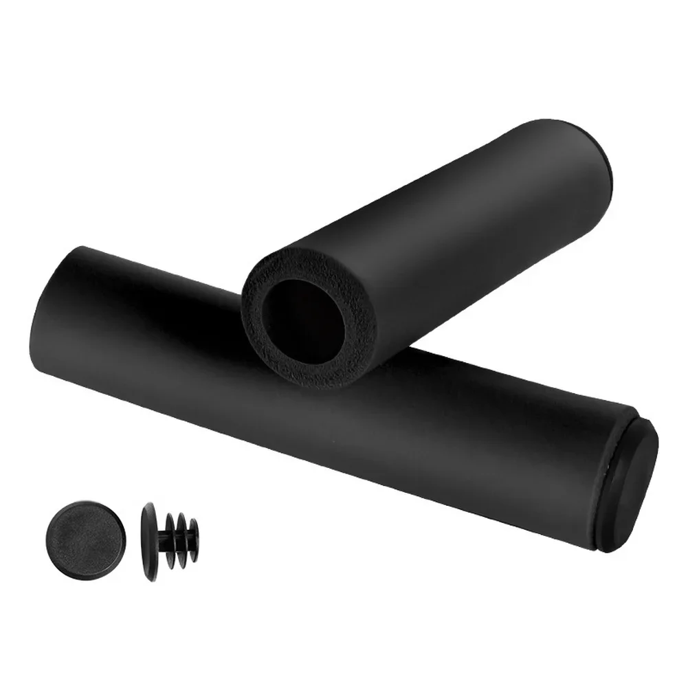 

Bicycle Grips Silicone 12.5 x 3 cm for Mountain Bikes Comfort-Oriented Design Reduces Hand Strain During Extended Use