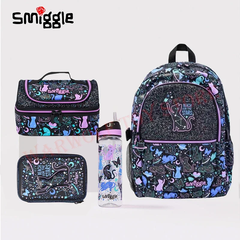 

Оригинальный Австралийский студенческий рюкзак Smiggle, милый и модный детский пенал для канцелярских принадлежностей, рюкзак, сумка для ланча, чайник, студенческий подарок