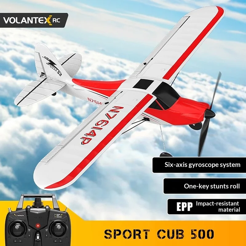 Eachine 7614 4-Channel RC Fixed-Wing Glider Crash-Resistant Beginner Training Plane Small RTF RC Model Toy for Kids—A Great Gift