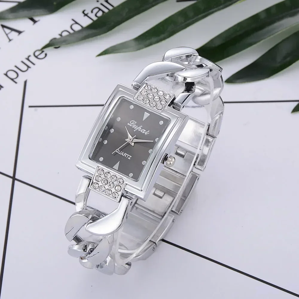 Women\'s Watches Top Brand Luxury Gold Bracelet Watch Women Watches Rhinestone Ladies Watch Clock reloj mujer