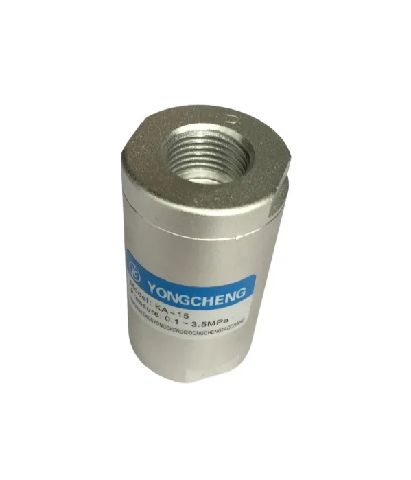 YONGCHENG KA-15 high pressure check valve factory direct sales special accessories for bottle blowing machine