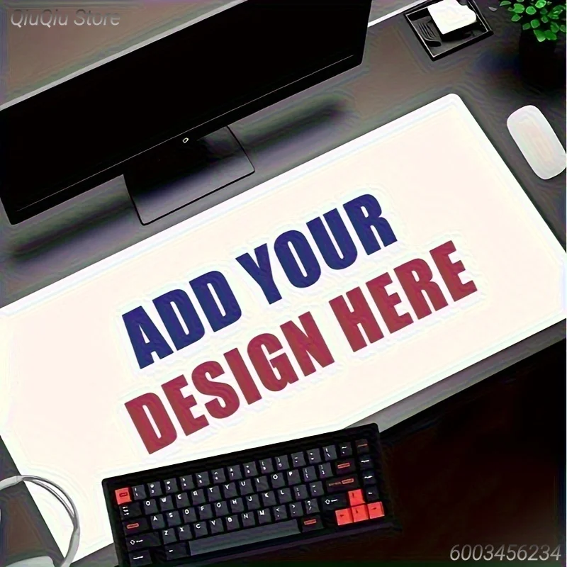 Personalized Custom Mouse Pad Upload Your Own Photo Large Non‑Slip Waterproof Desk Mat Custom Picture Gift for Gamer Office Deco