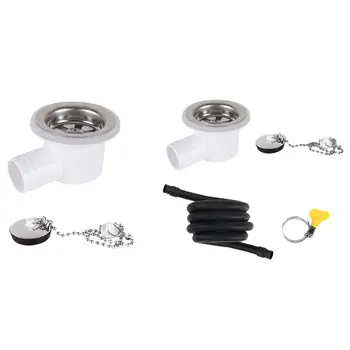 بالوعة استنزاف النفايات المكونات ، ثقب زاوية المناسب ، قسط ل رف ، سهلة التركيب