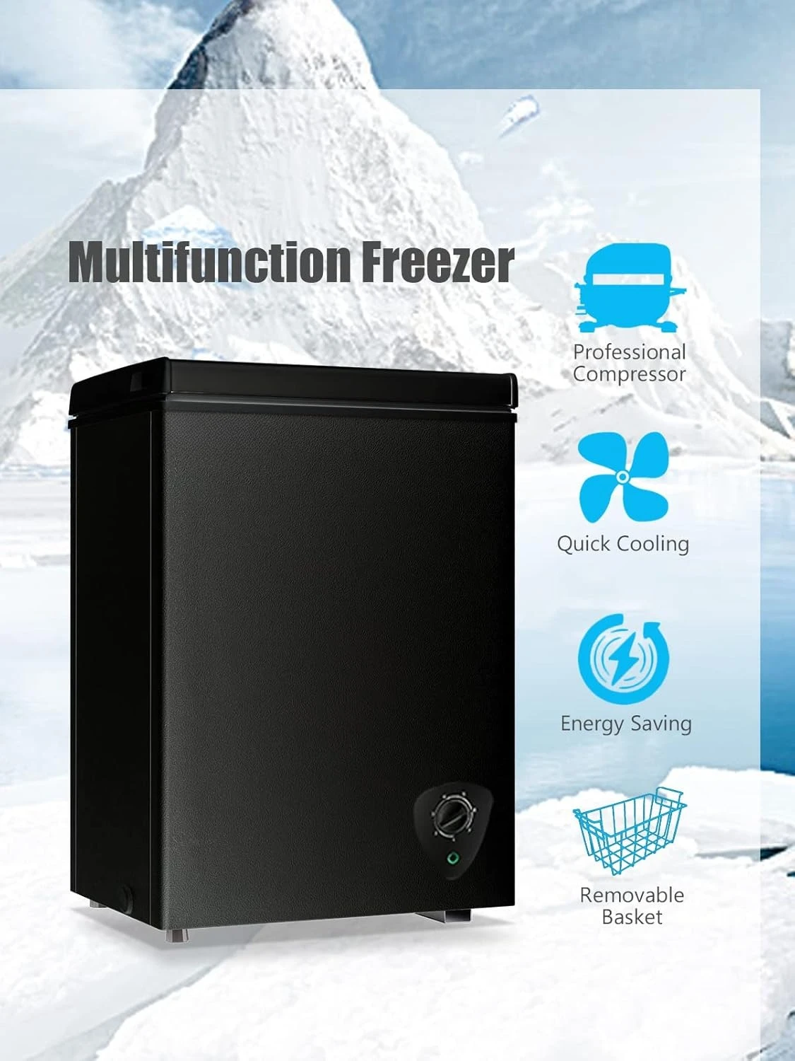 Small Freezer Black… - image