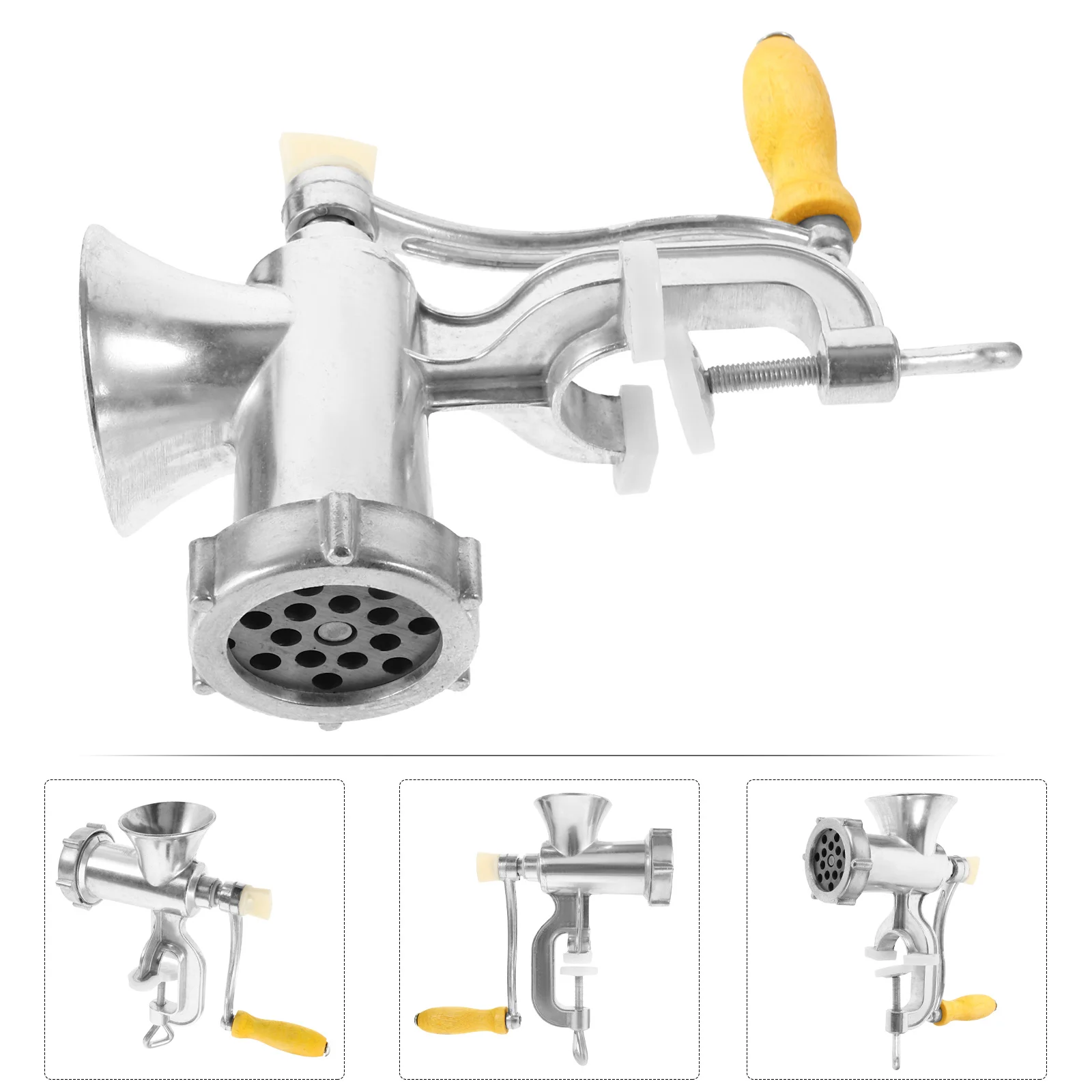 مفرمة لحم يدوية من سبائك الألومنيوم متعددة الوظائف أداة مفرمة اللحم لمطعم المطبخ المنزلي #1